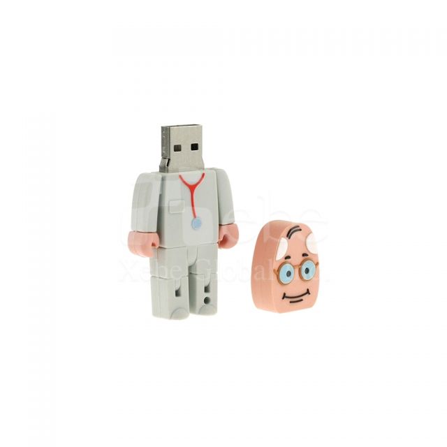 紀念品訂做 醫生造型USB