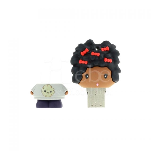 定製USB手指 女孩造型USB