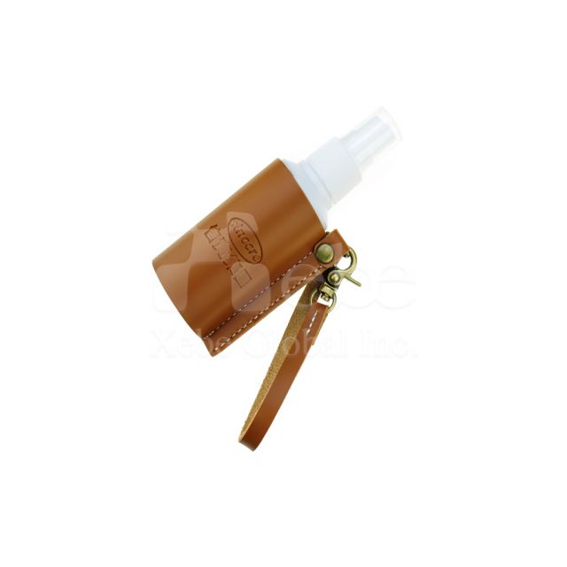 企業LOGO皮革酒精套加噴瓶訂造