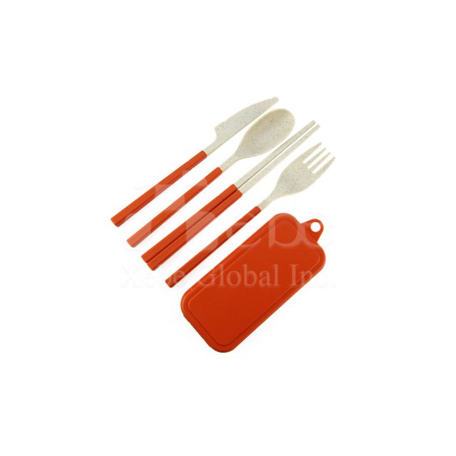 小麥材質無毒環保餐具組