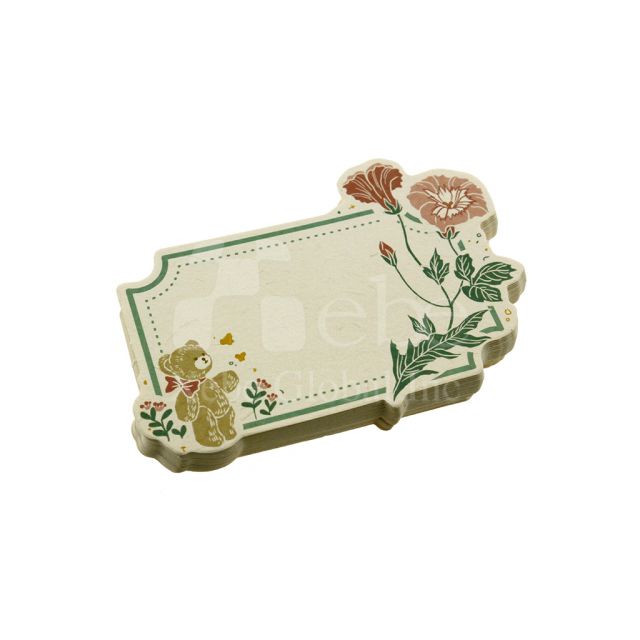 花朵傳情便條紙本訂造