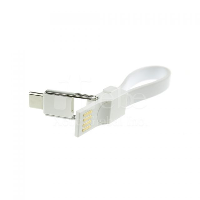 鎖匙扣LOGO三合一充電線 尾牙禮品