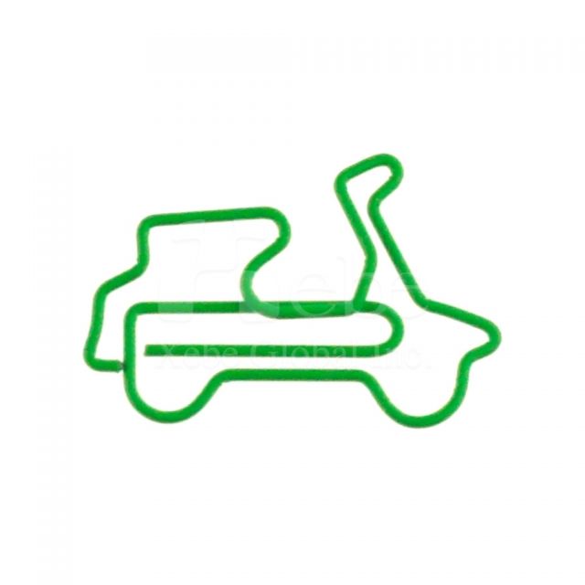 訂造電單車造型萬字夾