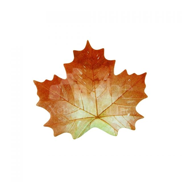 紅楓葉造型便利貼