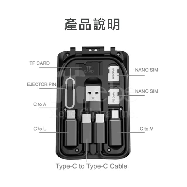 隨身充電線組合包訂造 