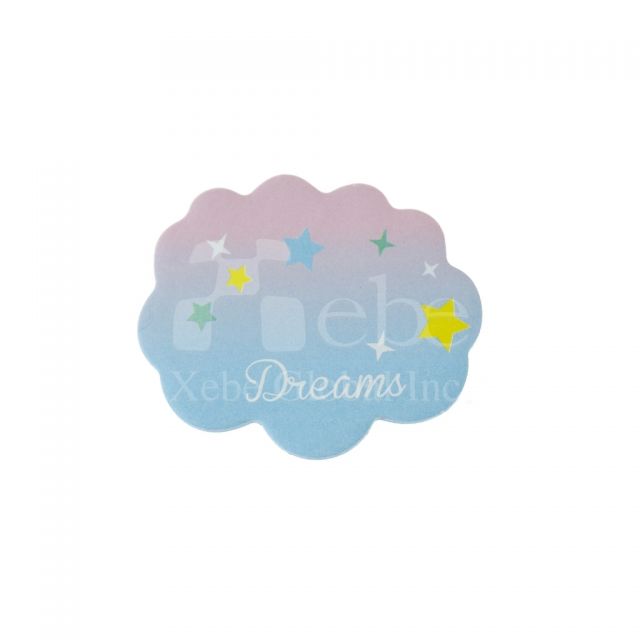 彩色雲朵memo紙 