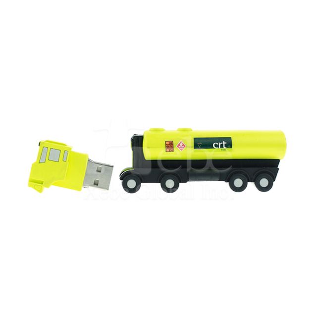 黃色油罐車造型USB手指