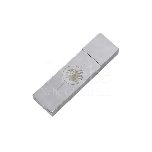 質感銀客製化LOGO USB手指