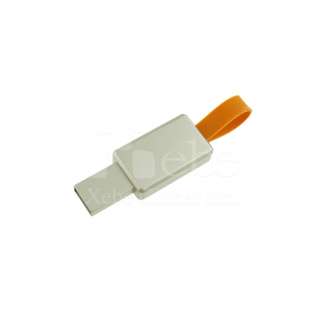 簡約logo發光金屬USB手指