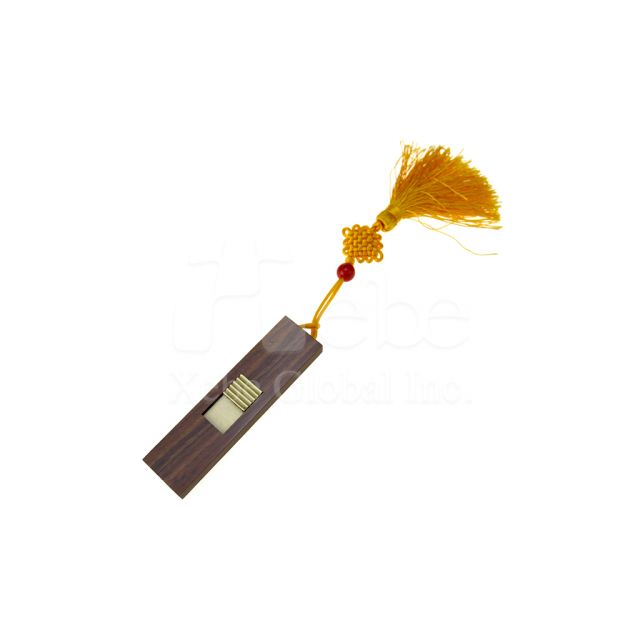 中式屏風造型木頭USB手指