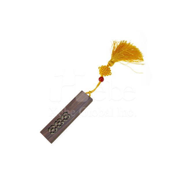 中式屏風造型木頭USB手指