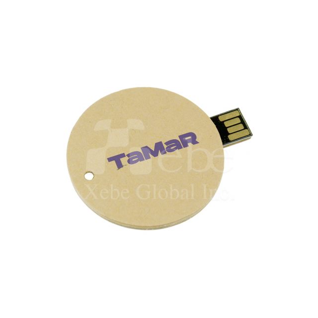 企業LOGO客製圓型禮品USB手指