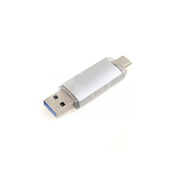 銀白色OTG USB手指