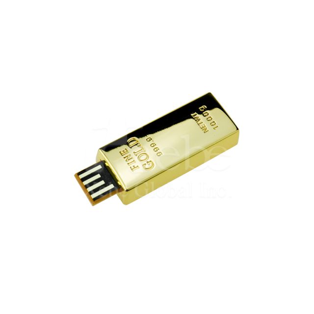 金屬金塊USB手指 公司禮品