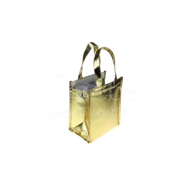 金色手提訂造環保袋