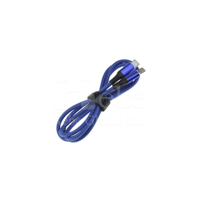 藍紫色四合一USB叉電線