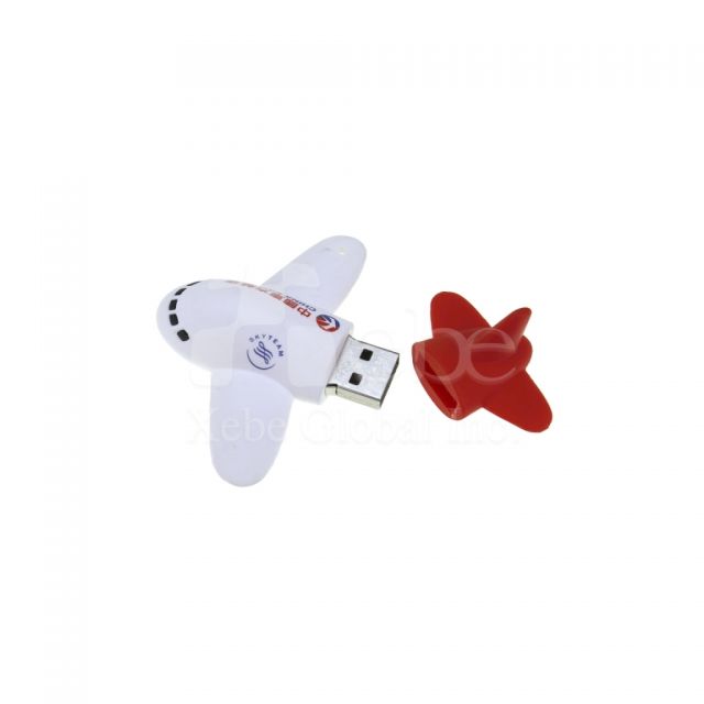 飛機造型軟膠USB手指 航空紀念品