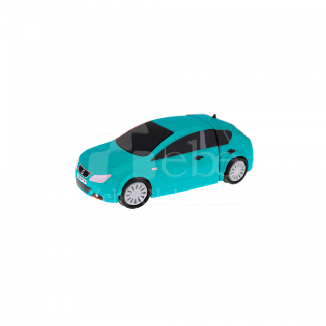 藍色汽車訂造USB手指