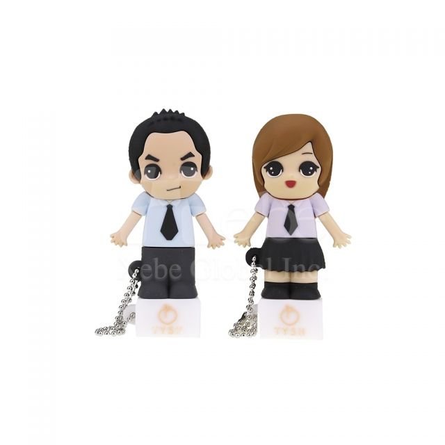 女學生造型USB手指