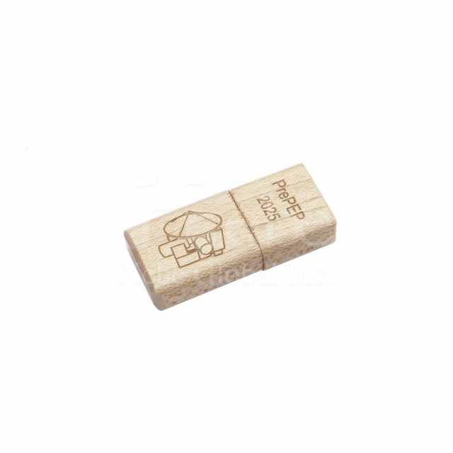 刻字設計木頭USB手指