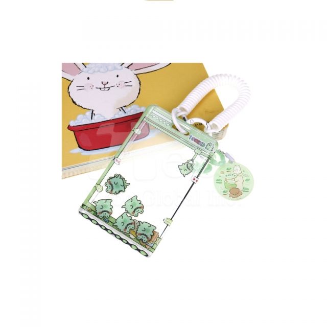 青蛙造型搖搖樂卡片套 創意卡通識別證