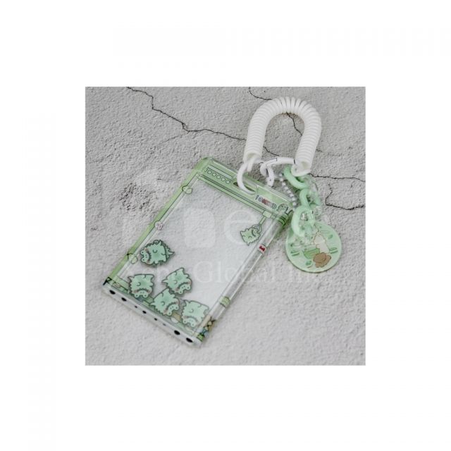 青蛙造型搖搖樂卡片套 創意卡通識別證