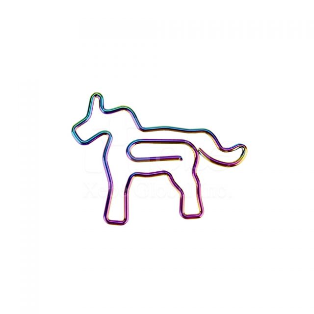 彩色小馬造型萬字夾