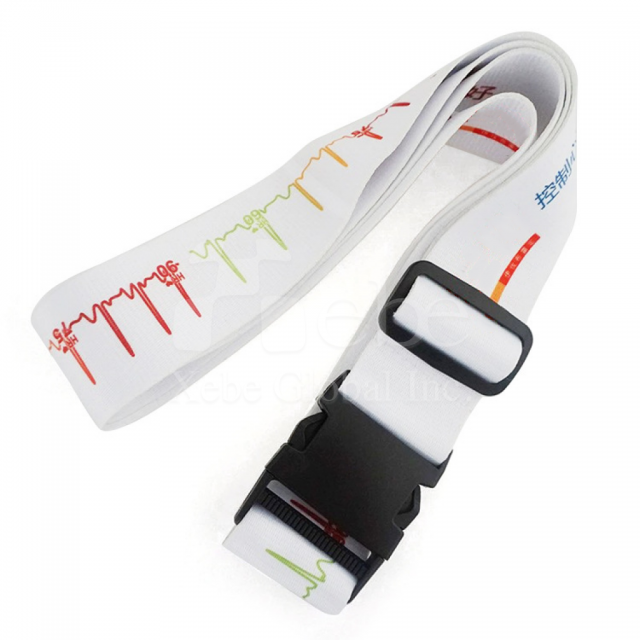 訂造心電圖圖案行李束帶