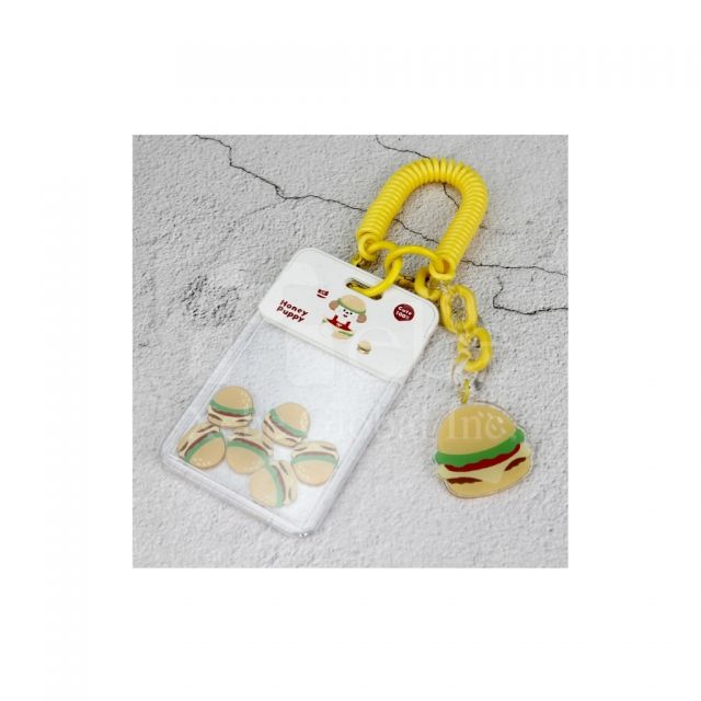 漢堡造型搖搖樂卡套