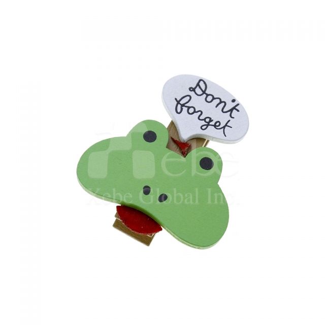 青蛙造型留言磁石夾