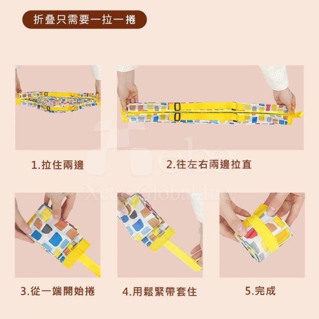 黃色點點大容量環保袋