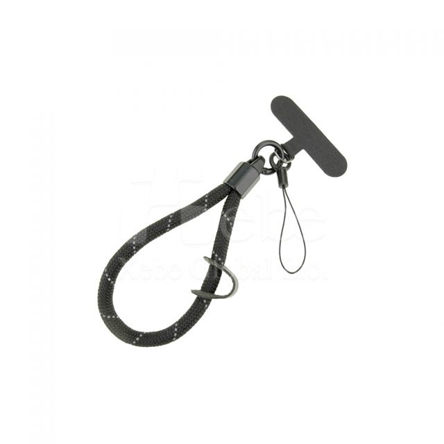 灰色訂造手機腕繩